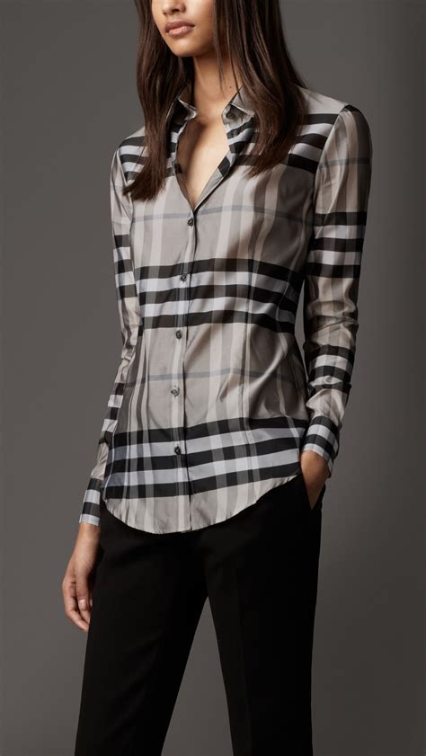 female Burberry shirts on sale